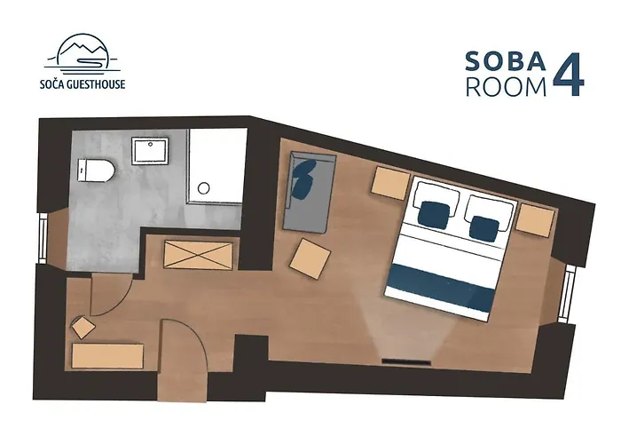 Nočitev z zajtrkom Soca