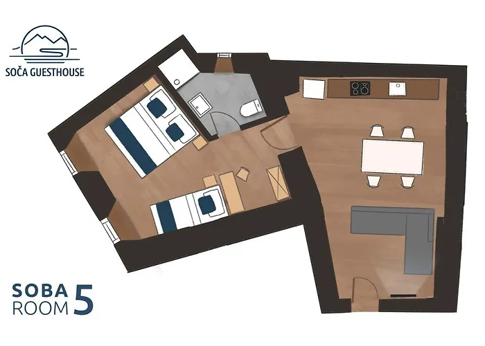 Soca לינה וארוחת בוקר Kanal